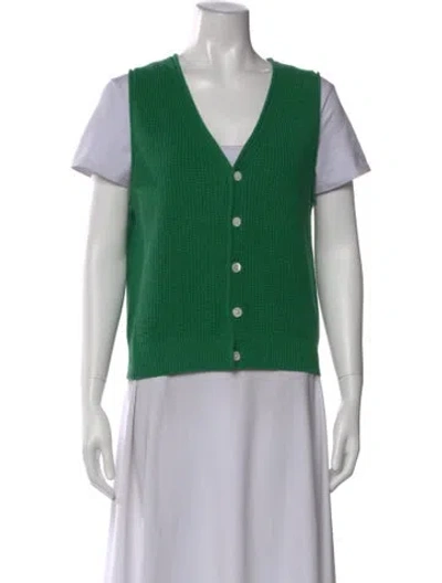 Pre-owned Alex Mill V-neck Sweater In Green