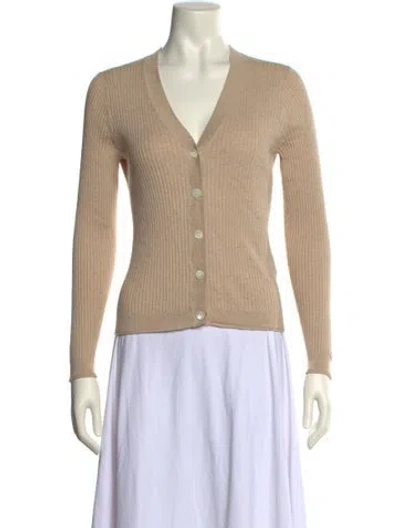 Pre-owned Alex Mill V-neck Sweater In Neutral
