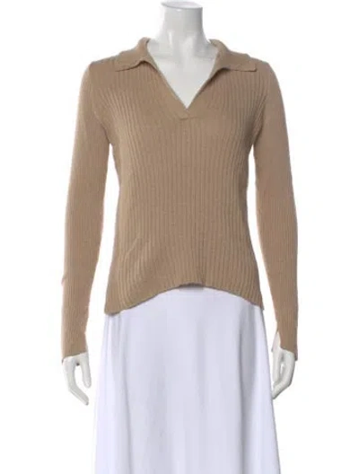 Pre-owned Alex Mill V-neck Sweater In Neutral