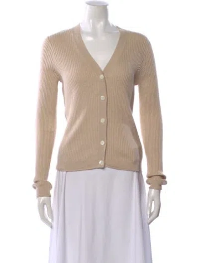 Pre-owned Alex Mill V-neck Sweater In Neutral