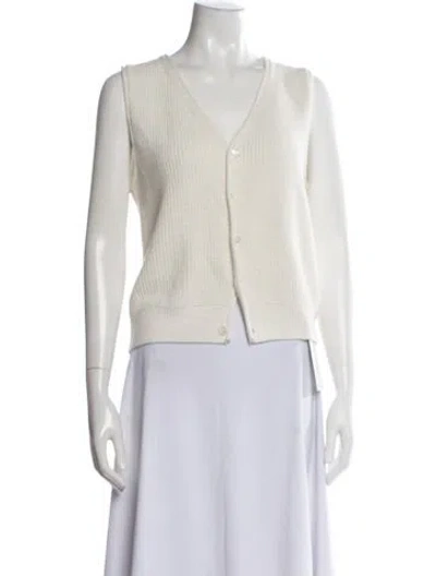 Pre-owned Alex Mill V-neck Sweater In Neutrals