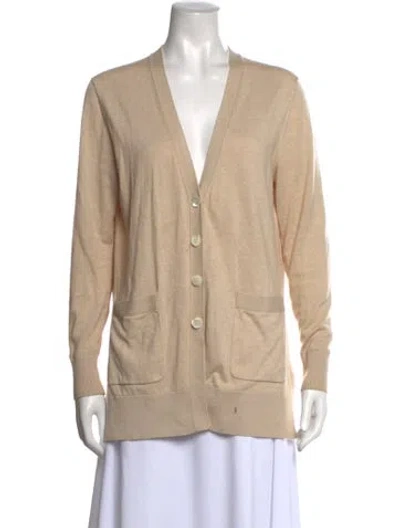 Pre-owned Alex Mill V-neck Sweater In Neutrals