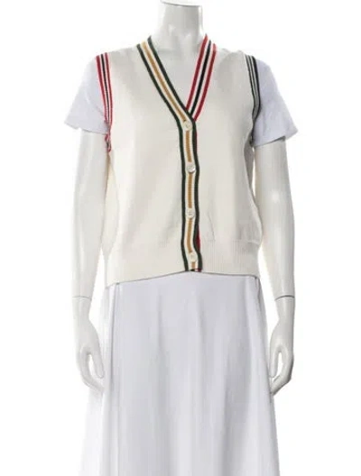 Pre-owned Alex Mill V-neck Sweater In White