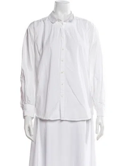 Pre-owned Alex Mill Wash & Go Long Sleeve Button-up Top In Black