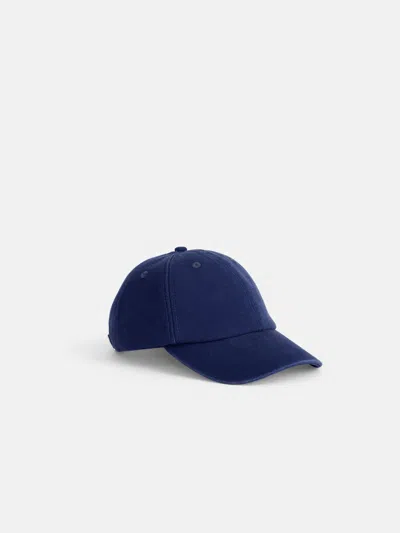 Alex Mill Washed Canvas Baseball Cap In Blue