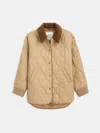 Alex Mill Wembley Quilted Jacket In Brown