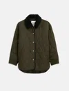 Alex Mill Wembley Quilted Jacket In Green