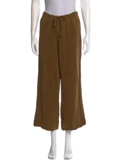 Pre-owned Alex Mill Wide Leg Pants In Brown