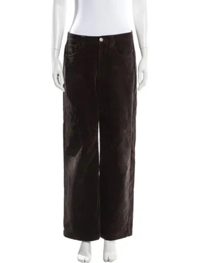 Pre-owned Alex Mill Wide Leg Pants In Brown