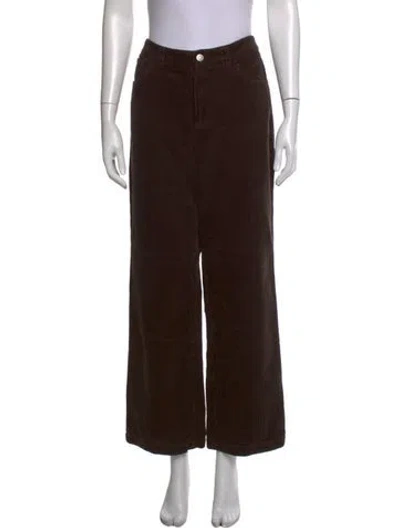 Pre-owned Alex Mill Wide Leg Pants In Brown