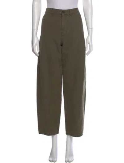 Pre-owned Alex Mill Wide Leg Pants In Green