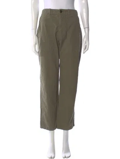 Pre-owned Alex Mill Wide Leg Pants In Green