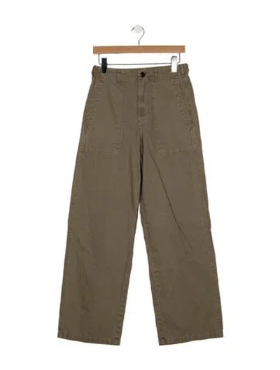 Pre-owned Alex Mill Wide Leg Pants In Green