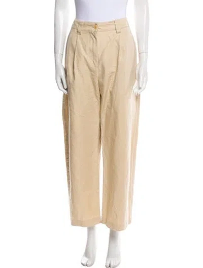 Pre-owned Alex Mill Wide Leg Pants In Neutral
