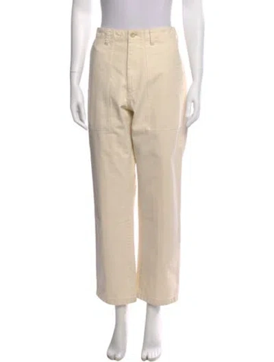 Pre-owned Alex Mill Wide Leg Pants In Neutral