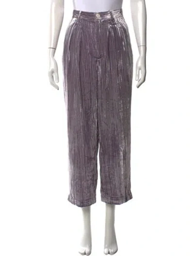 Pre-owned Alex Mill Wide Leg Pants In Purple