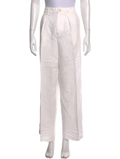 Pre-owned Alex Mill Wide Leg Pants In White