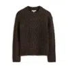 Alex Mill Catskill Sweater In Dark Timber