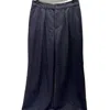 Alex Mill Women's Soho Wide Leg Trousers In Navy In Blue