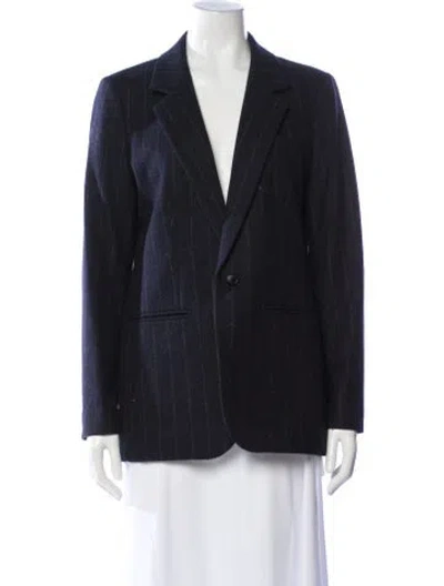Pre-owned Alex Mill Wool Blazer In Blue