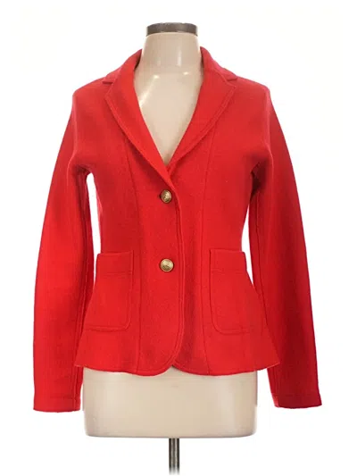Pre-owned Alex Mill Wool Blazer Jacket In Red