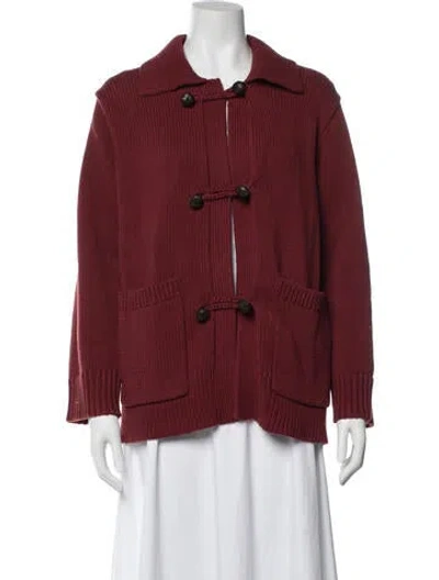 Pre-owned Alex Mill Wool Coat W/ Tags In Red