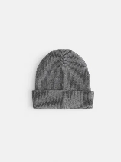 Alex Mill Wool Cotton Beanie In Heather Grey