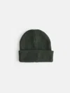 Alex Mill Wool Cotton Beanie In Heather Olive