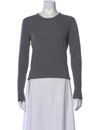 Pre-owned Alex Mill Wool Crew Neck Sweater In Gray