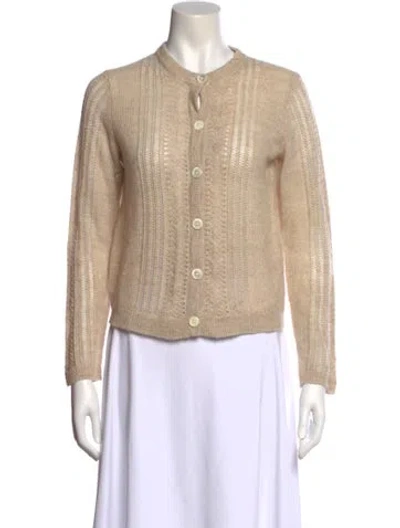 Pre-owned Alex Mill Wool Crew Neck Sweater In Neutral