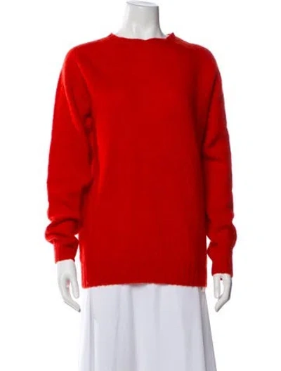 Pre-owned Alex Mill Wool Crew Neck Sweater In Orange