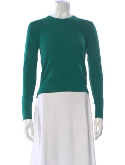 Pre-owned Alex Mill Wool Crew Neck Sweater W/ Tags In Green