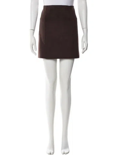 Pre-owned Alex Mill Wool Mini Skirt In White