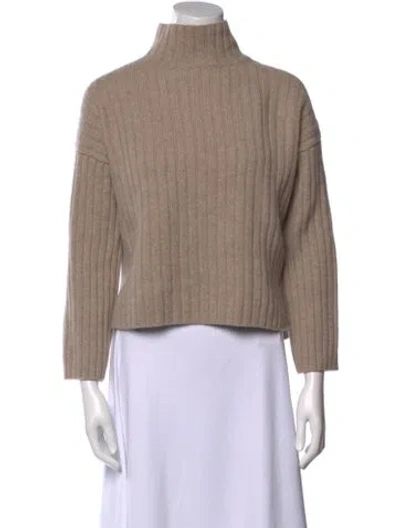Pre-owned Alex Mill Wool Mock Neck Sweater In Neutral