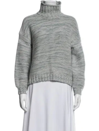 Pre-owned Alex Mill Wool Patterned Sweater In Blue