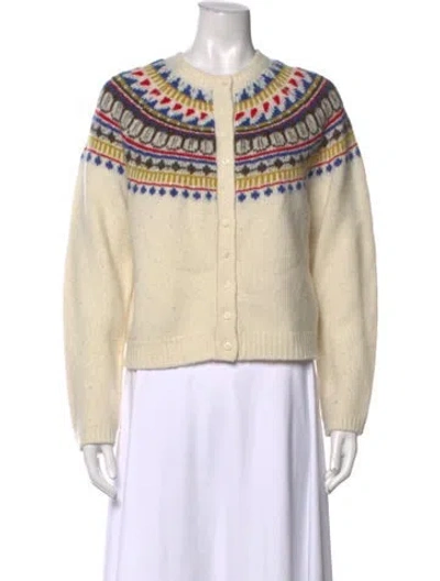 Pre-owned Alex Mill Wool Patterned Sweater In Neutrals