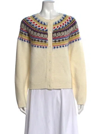 Pre-owned Alex Mill Wool Patterned Sweater W/ Tags In Neutrals