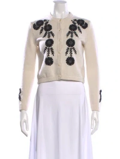 Pre-owned Alex Mill Wool Printed Sweater In Neutral