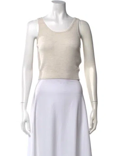 Pre-owned Alex Mill Wool Scoop Neck Top W/ Tags In Black