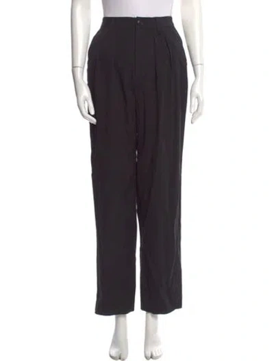 Pre-owned Alex Mill Wool Straight Leg Pants In Black