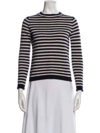 Pre-owned Alex Mill Wool Striped Sweater In Blue