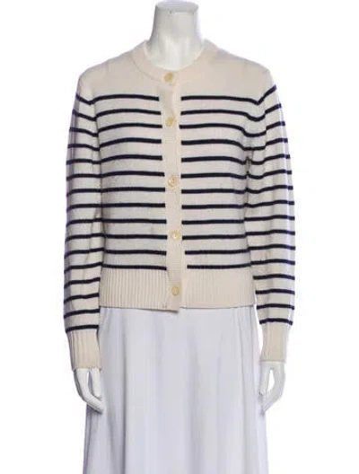 Pre-owned Alex Mill Wool Striped Sweater In Neutral