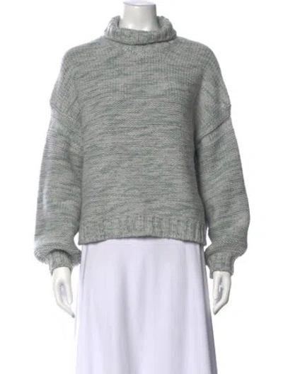 Pre-owned Alex Mill Wool Turtleneck Sweater In Gray