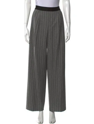 Pre-owned Alex Mill Wool Wide Leg Pants In Gray