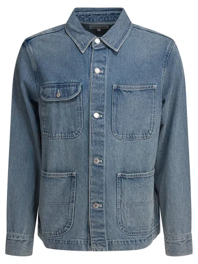 Alex Mill Work Jacket Jackets Light Blue