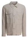 Alex Mill Linen Work Jacket Jackets Beige In Neutral
