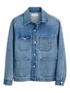 Alex Mill Work Jacket In Vintage Wash Denim Vintage Wash In Blue