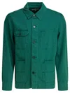 Alex Mill Work Overshirt Jacket In Green