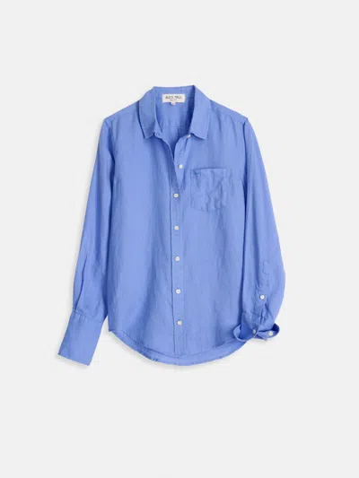 Alex Mill Wyatt Shirt In Linen In French Blue