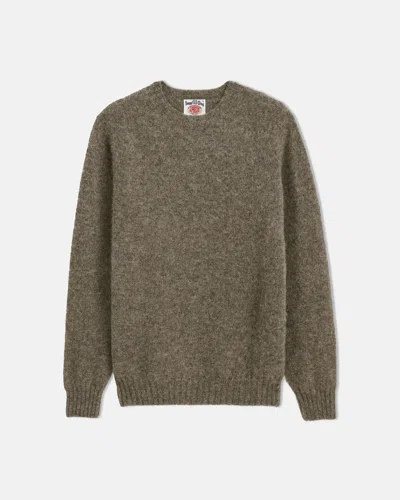 Alex Mill X J.press Shaggy Dog Crew In Brown